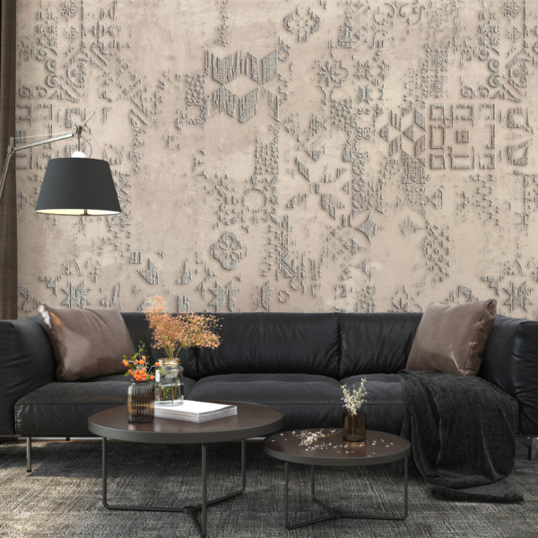 Zidna stena s konveksnim motivom