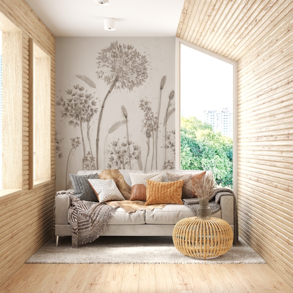 Zidni mural Visoki maslačak