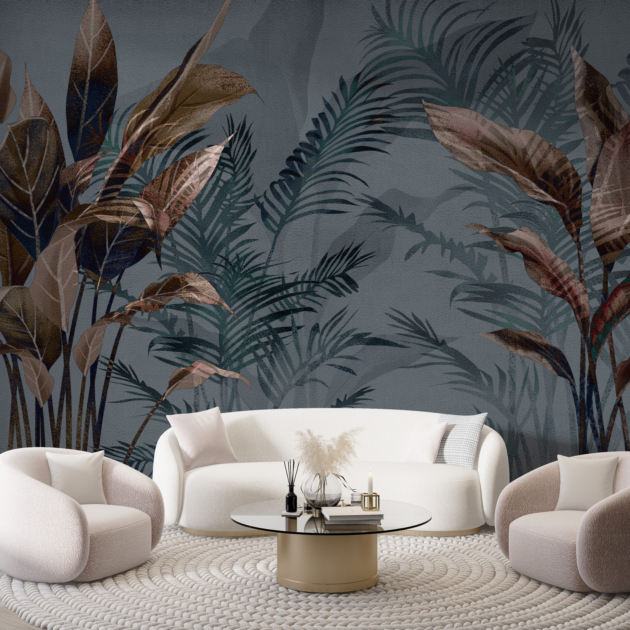 Zidni zidni zid Tall Leaves