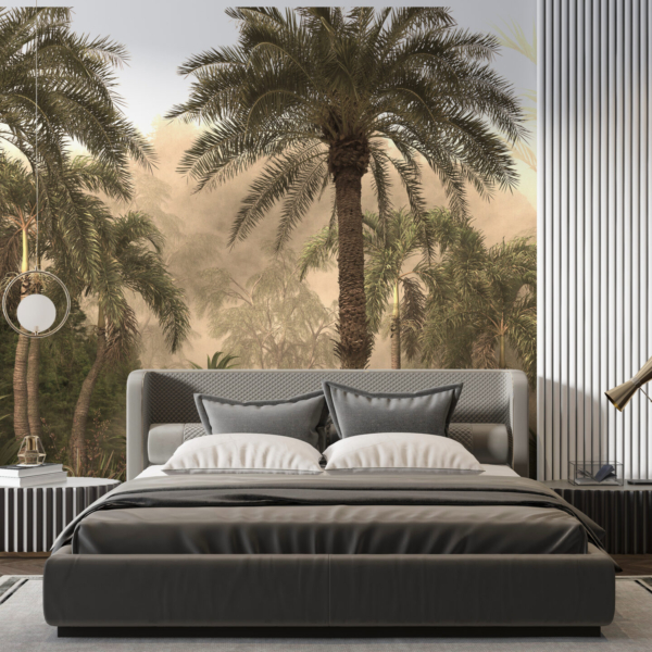 Zidna freska Visoke palme na suncu