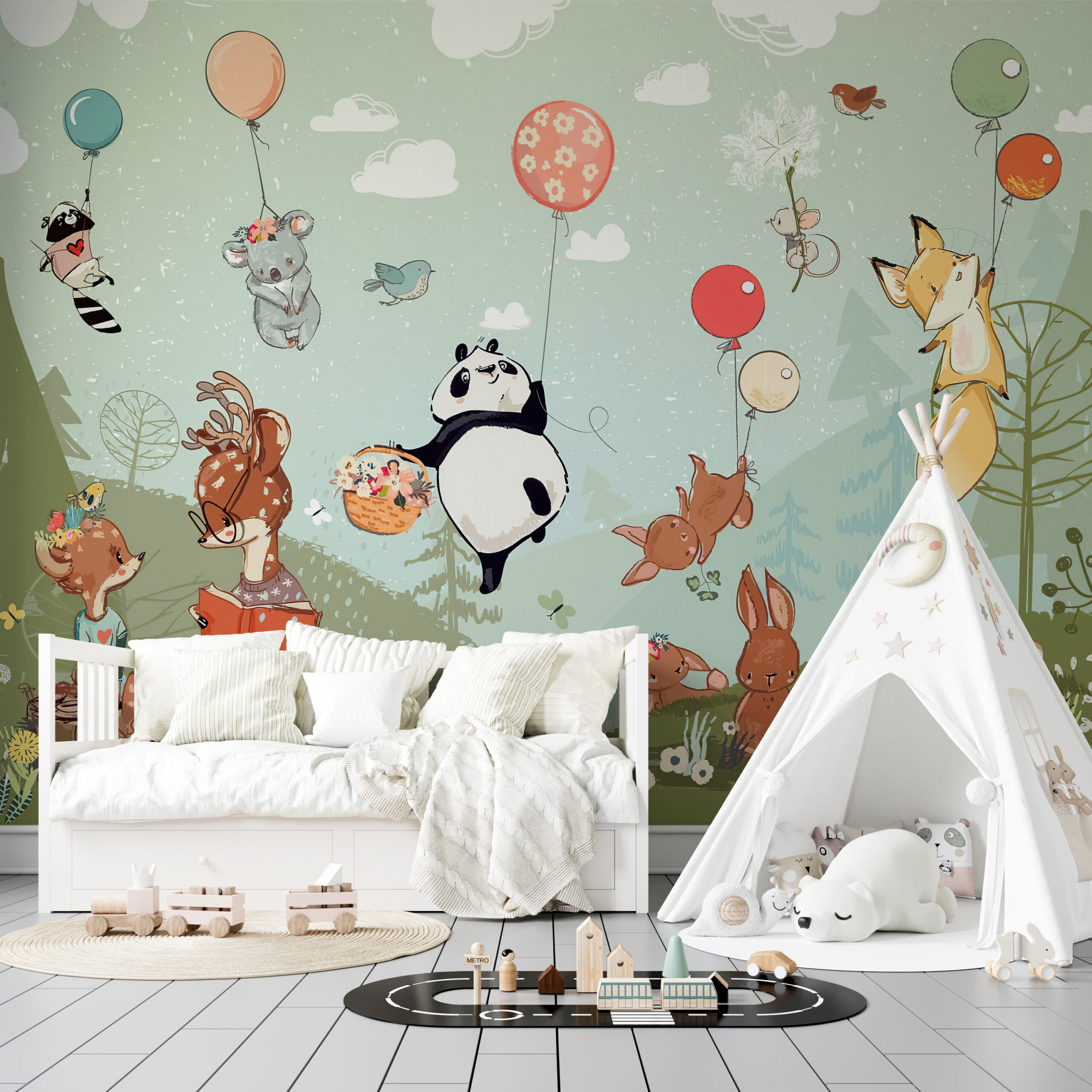 Foto tapete Zabava u šumi