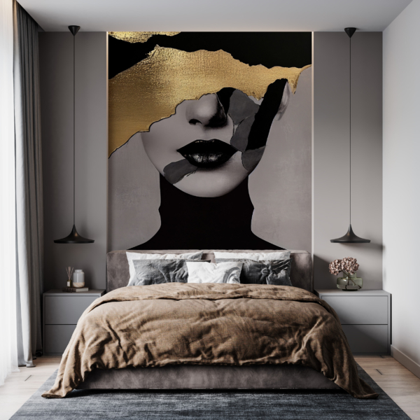 Mural prekriven zlatom