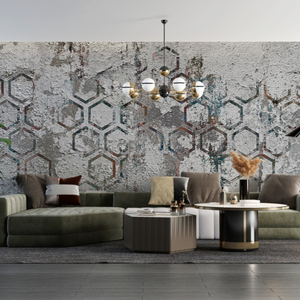 Zidni mural Slomljena vojna tla