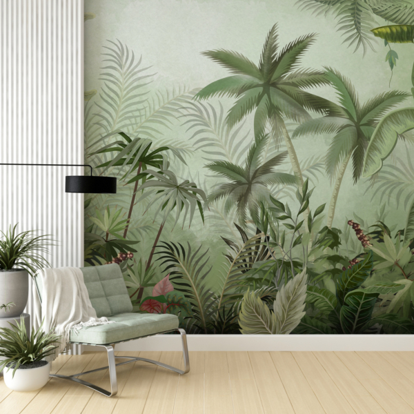 Zidni zid Prašuma zelena