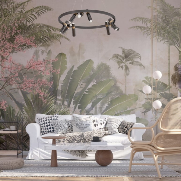 Zidni mural Zelena džungla u magli