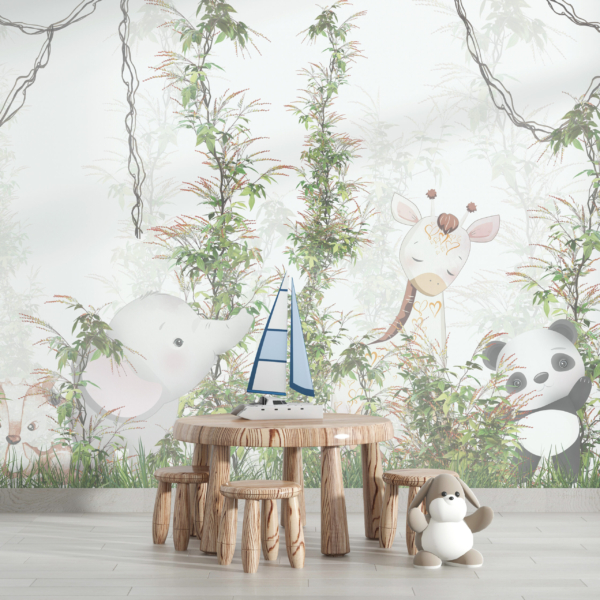 Zidni mural Zelena džungla