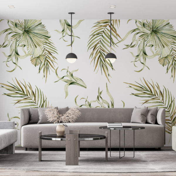 Zidni mural Palm Green