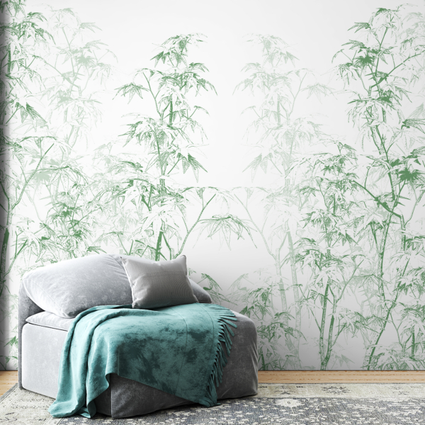 Zidni mural Zelena vegetacija