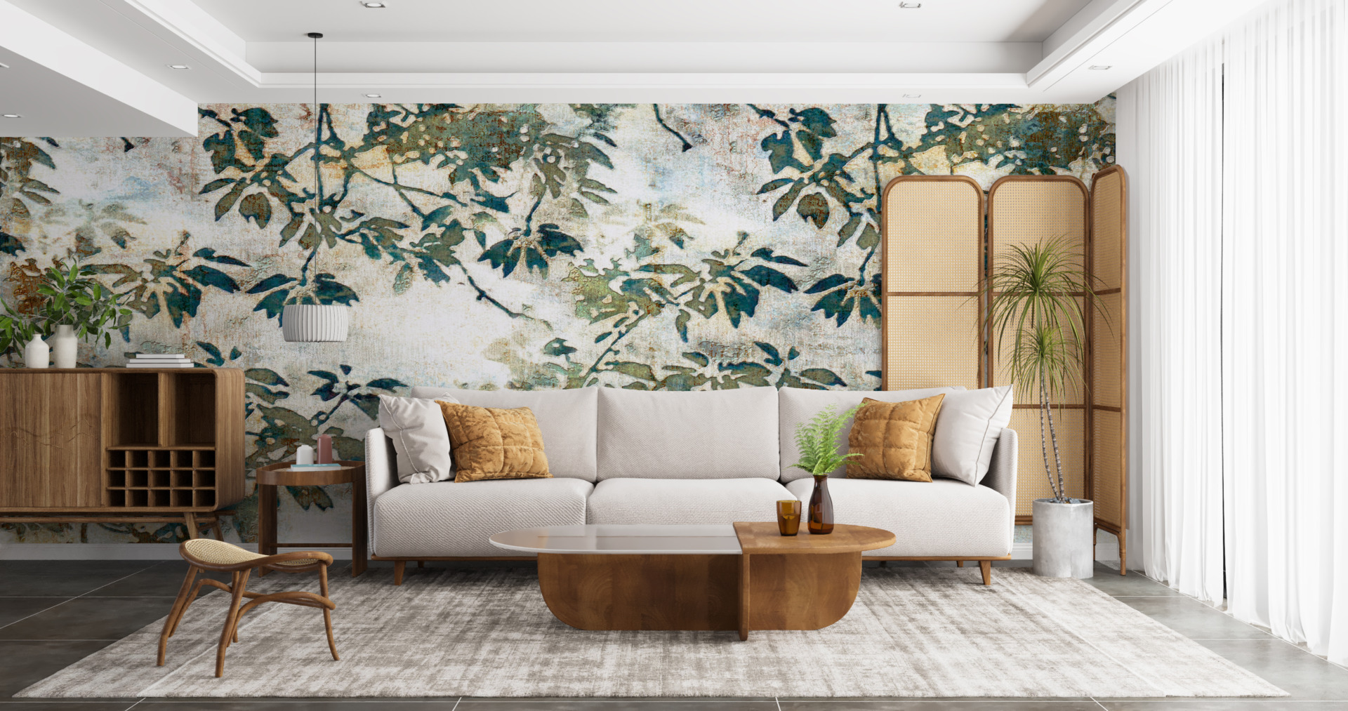 Foto pozadina Zeleni Mali Listovi