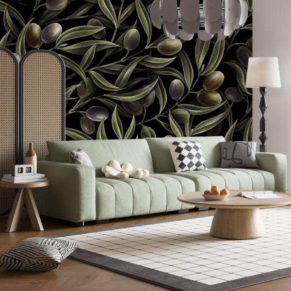 Zidni mural Zelene masline