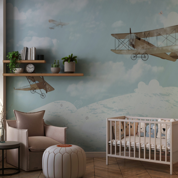 Zidni mural Zimski let