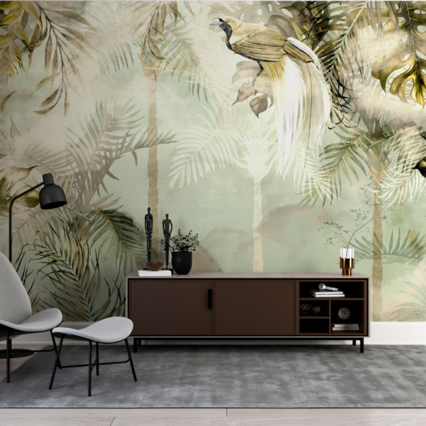 Zidni mural Zlatna džungla