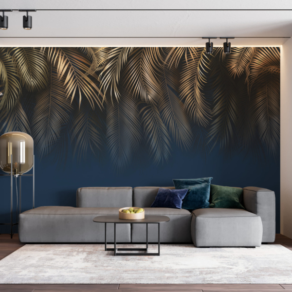 Zidni mural Zlatna palma