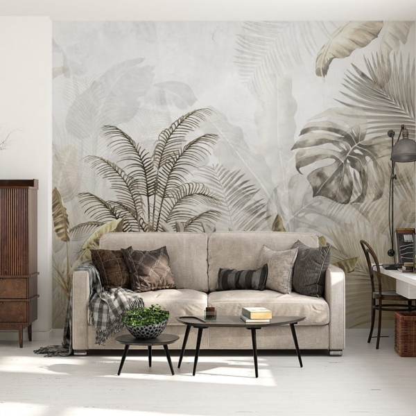 Zidni zidni zid Zlato tropskih palmi