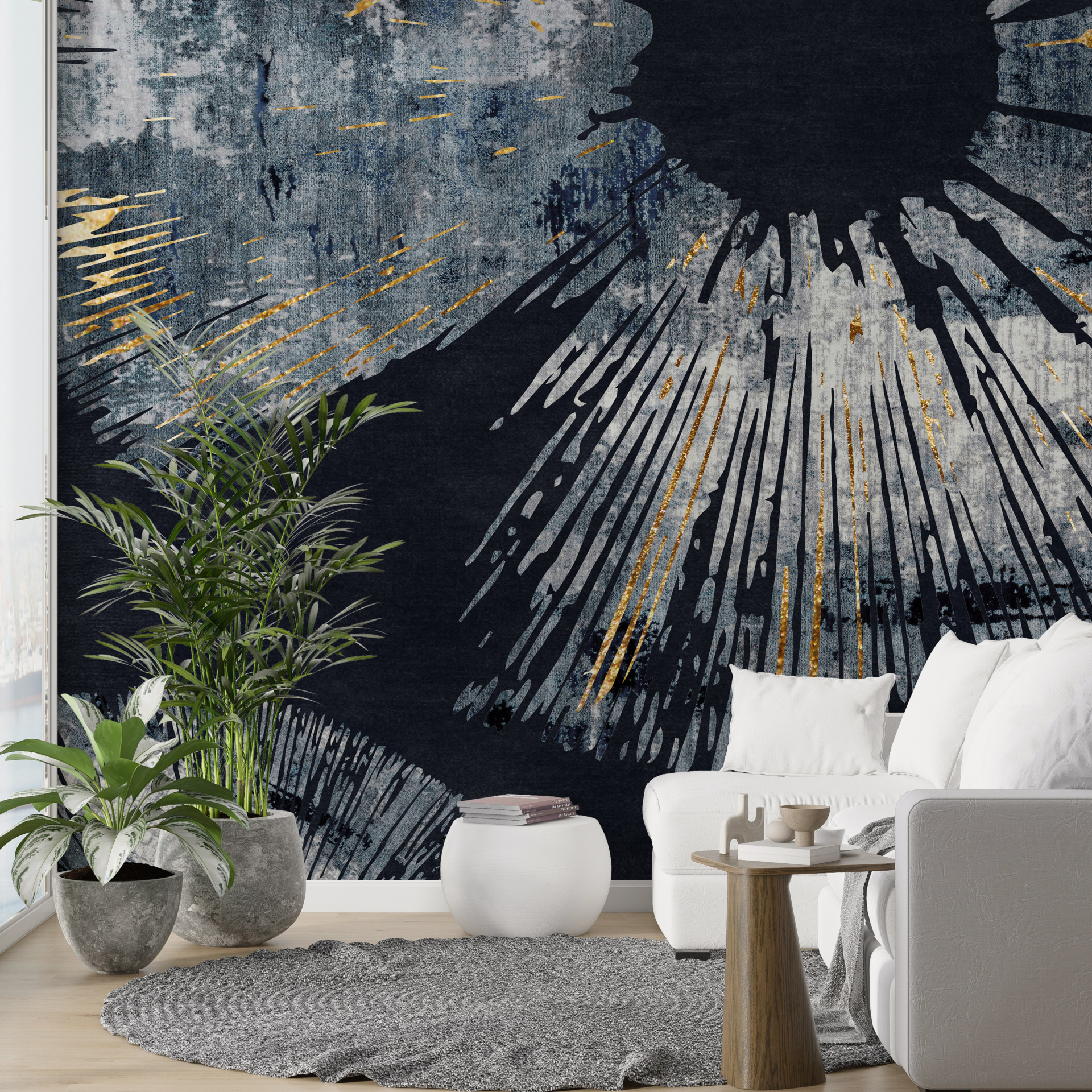 Zidni mural Zlatna iskra u oku