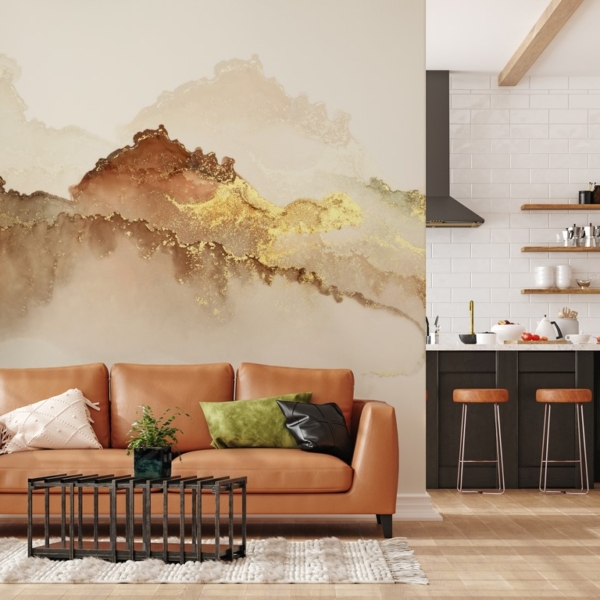 Zidni mural Zlatna prašina