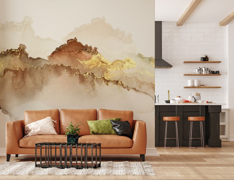 Zidni mural Zlatna prašina