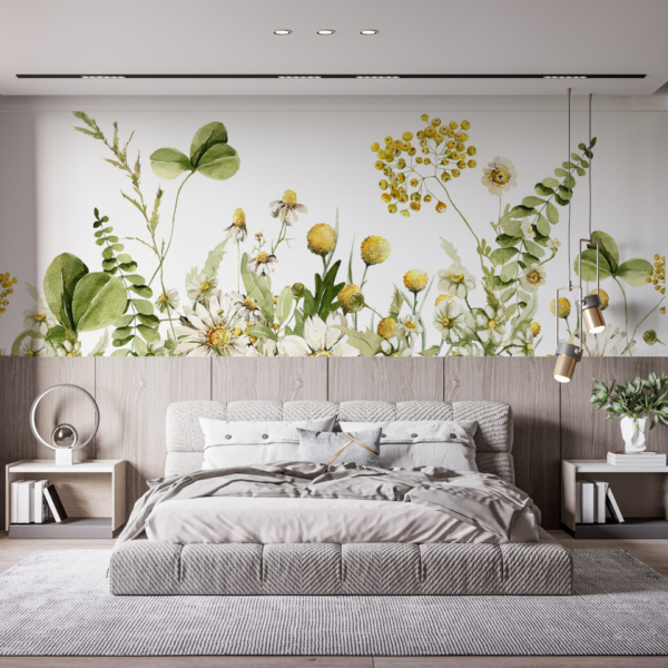 Zidni mural Žuta livada