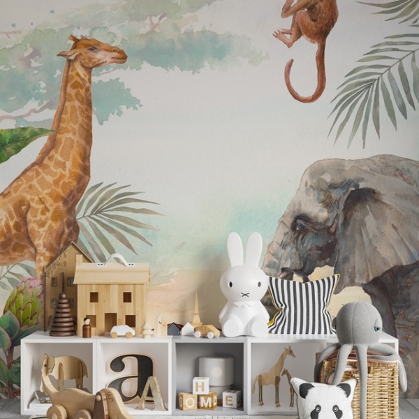 Zidni mural Životinje Afrike