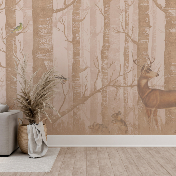 Zidni zidni zid Šumske životinje