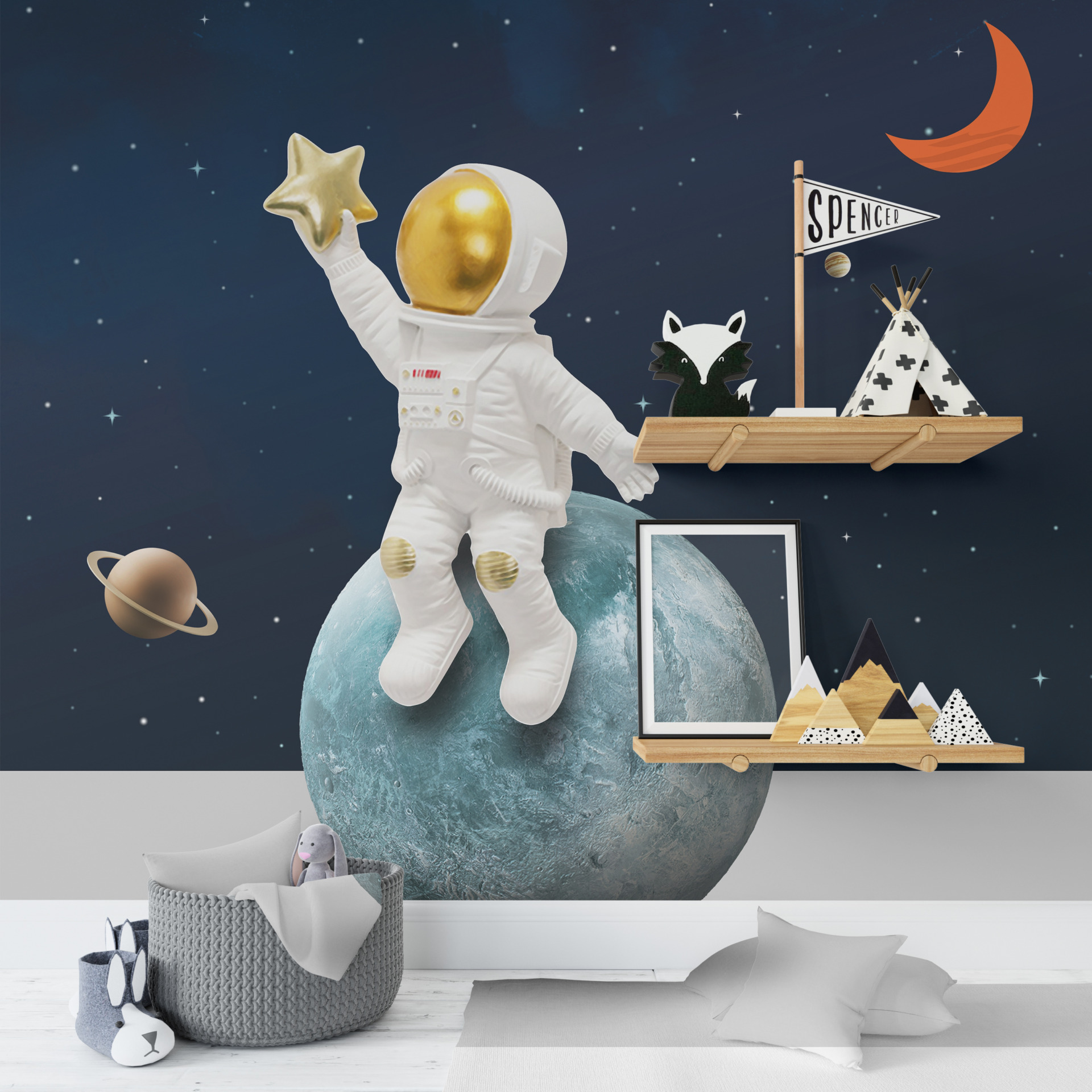 Zidni mural u svemiru