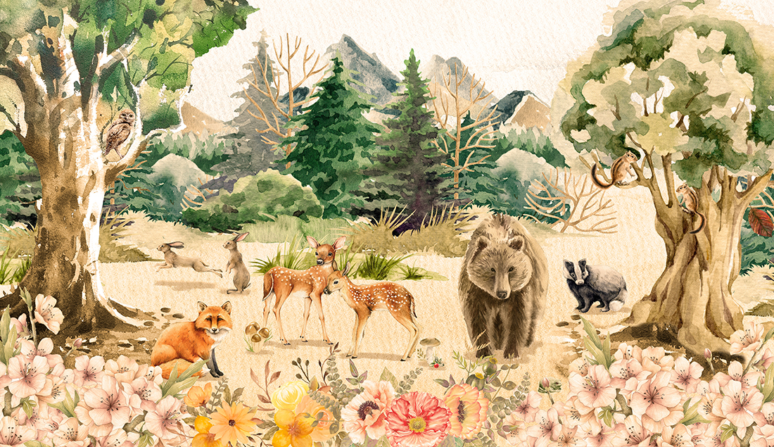 Zidni mural Pogled u daljinu - Slika 10