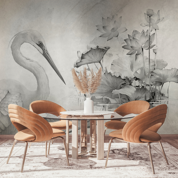 Zidni zid Dizalica među cvijećem