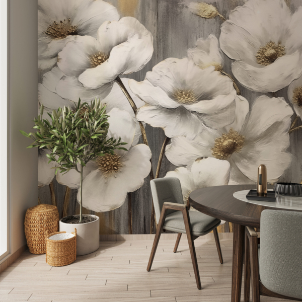 Zidni mural Bijela polja maka