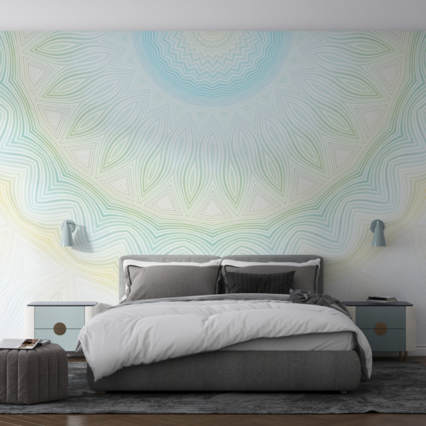 Svijetla zidna mandala