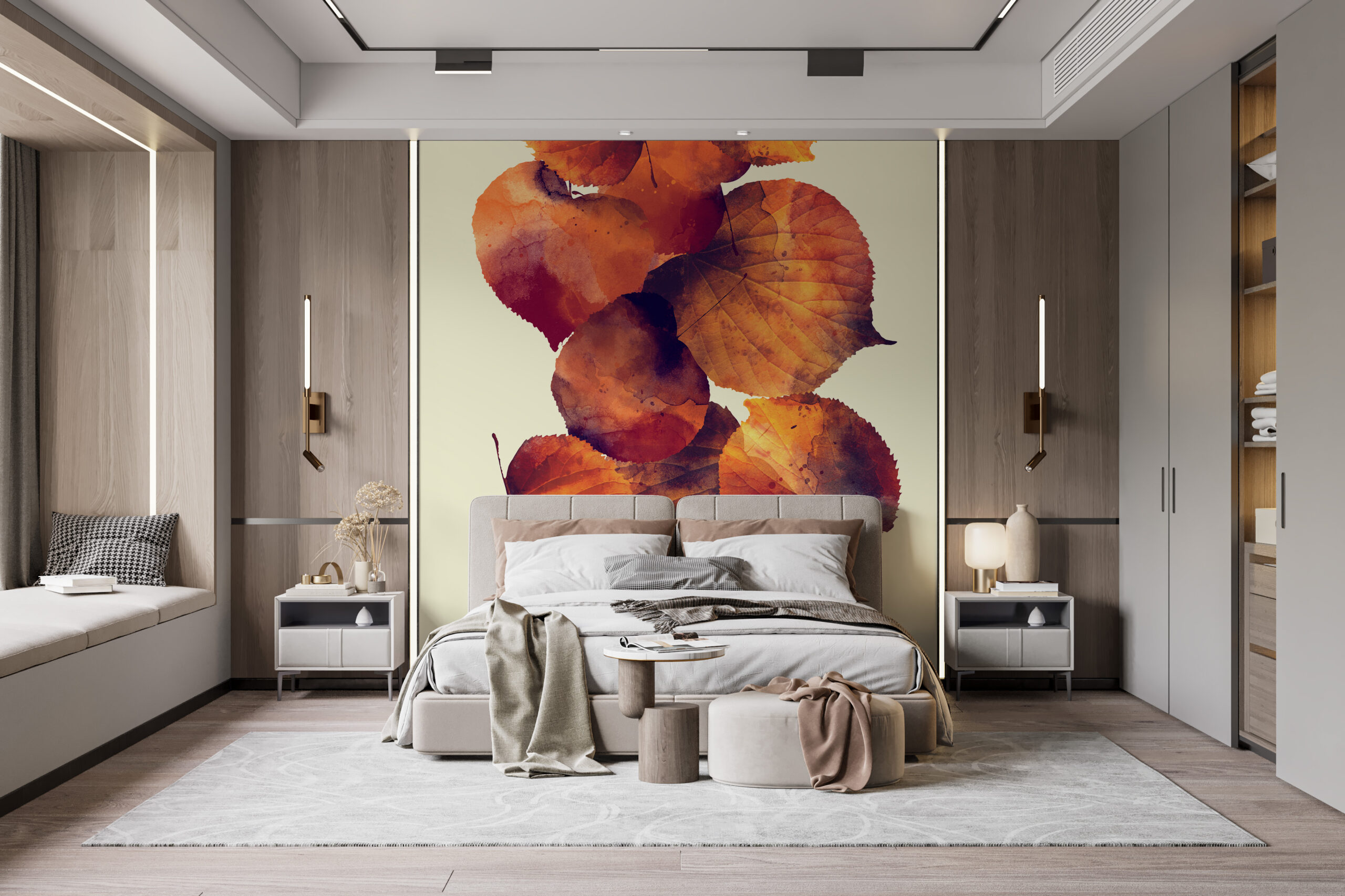 Zidni mural Jesensko lišće