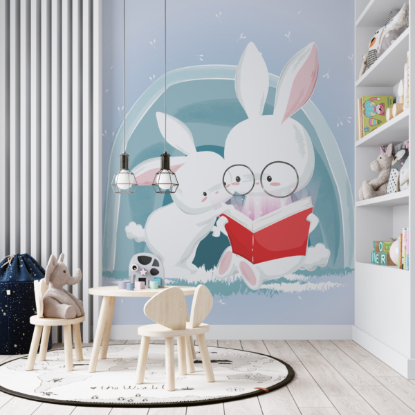 Zidni mural Bunnies