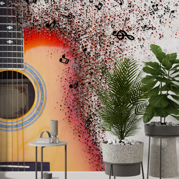 Zidni mural za gitaru