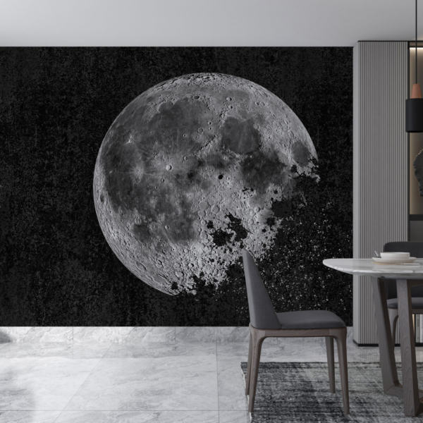 Zidni mural Crni mjesec