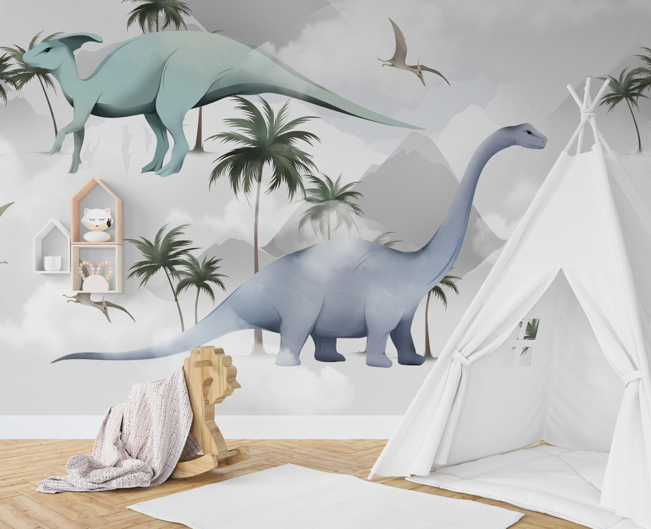 Zidni mural Dječji Jurski park