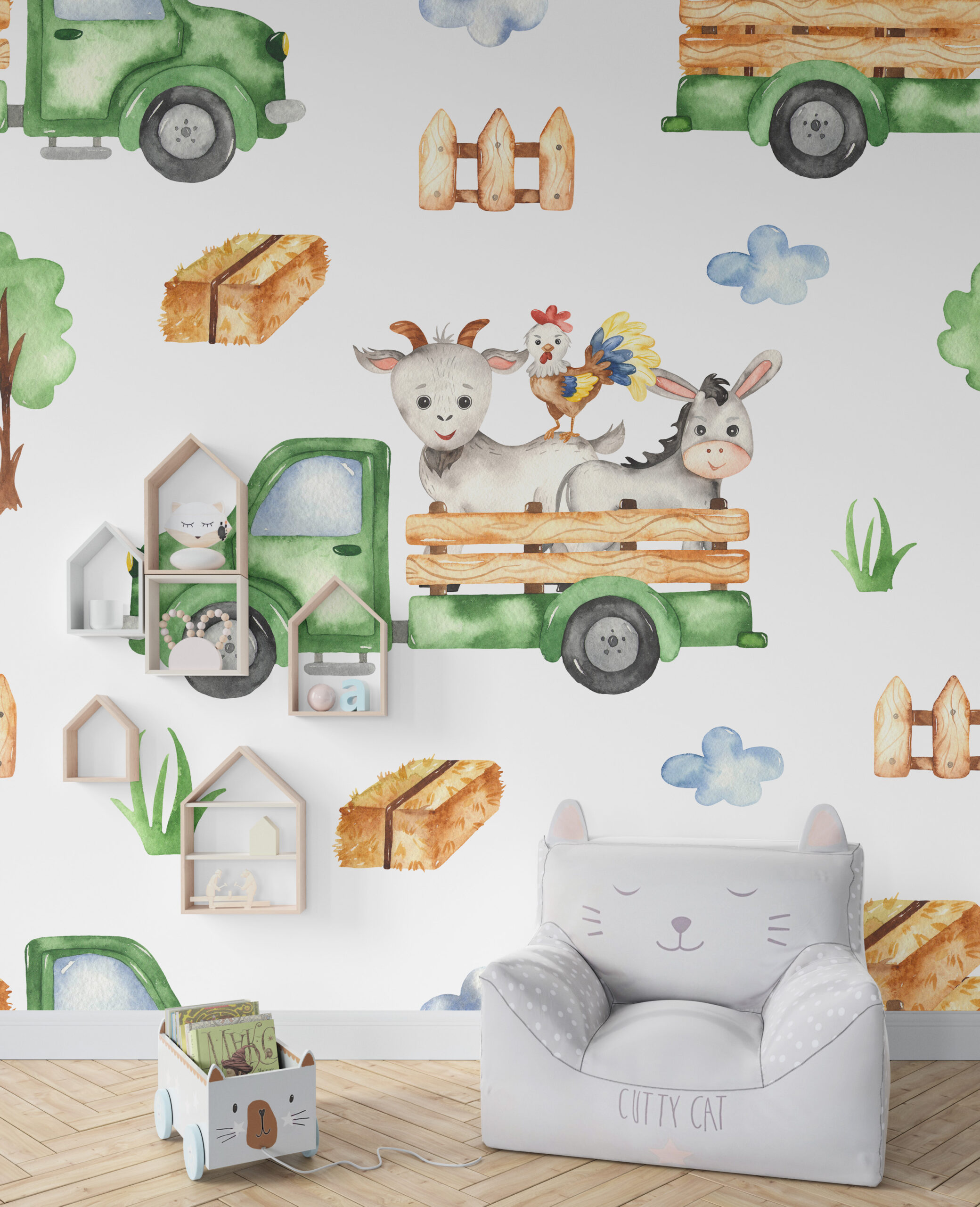 Zidni mural Merry Farm