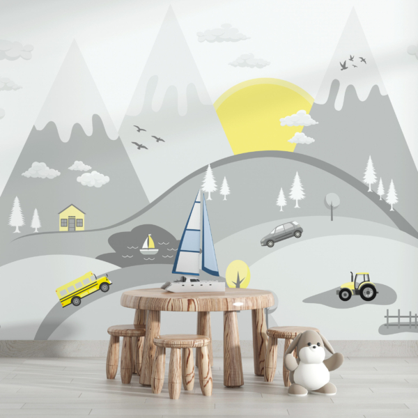 Zidni mural Avantura u planinama