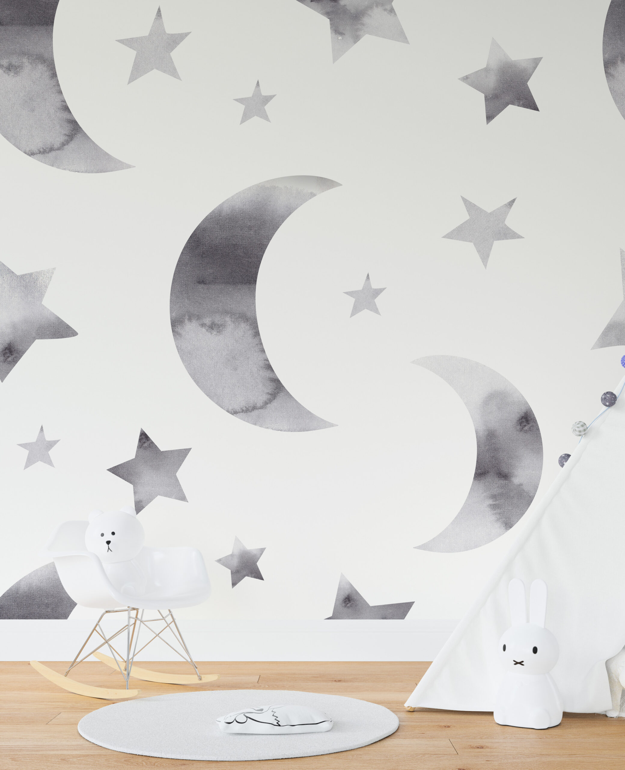 Zidni mural Grey Night