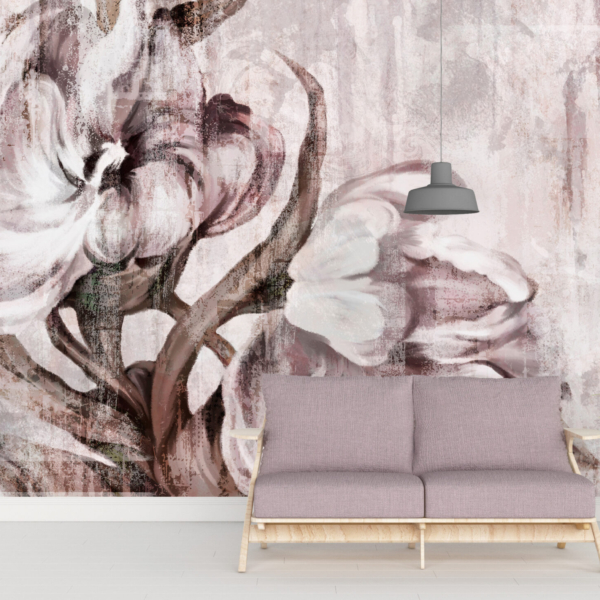 Foto pozadina Cvijeće Siva Bež