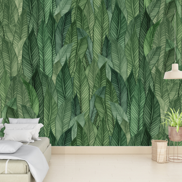 Zidni mural Tropical Leaves