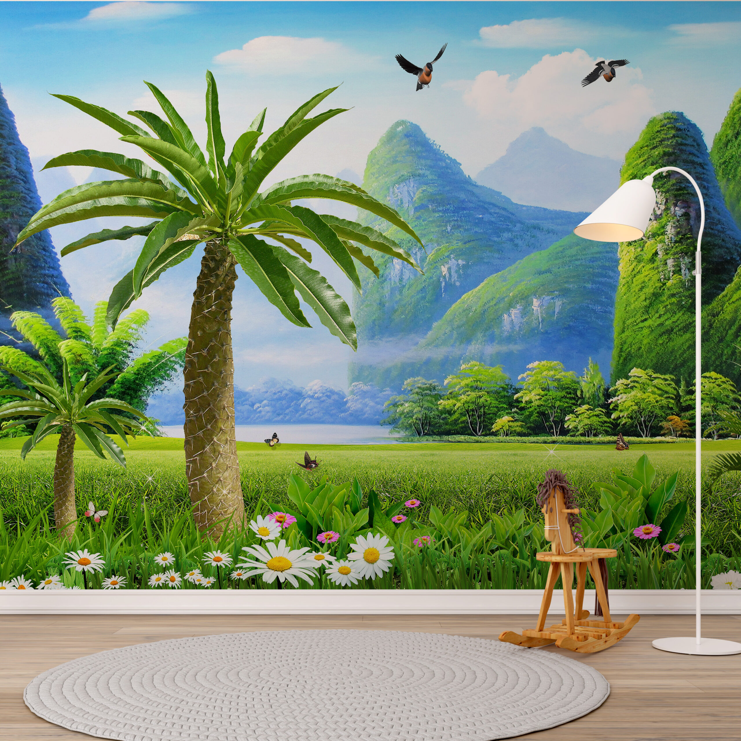 Zidni mural Green Paradise