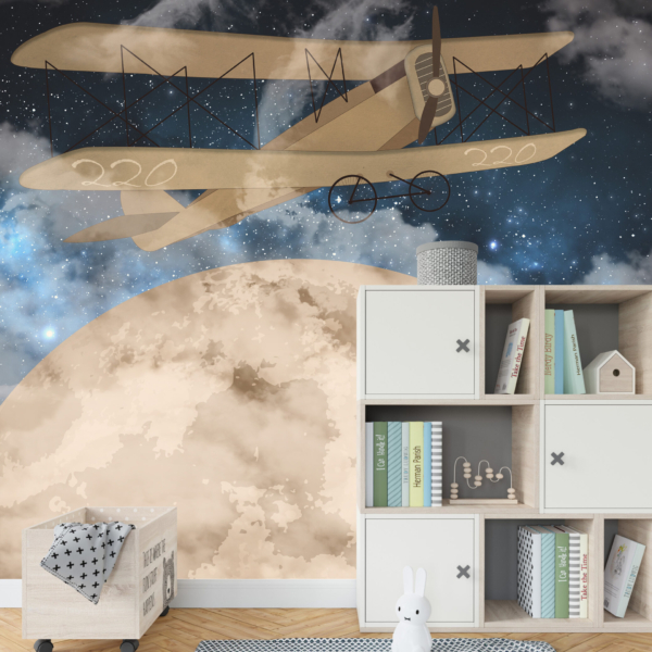 Zidni zidni zid u ravnini punog mjeseca