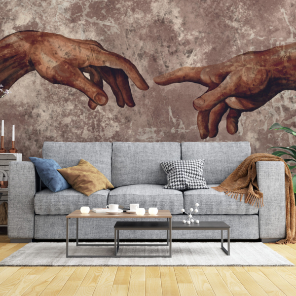 Zidni mural Touch Hands