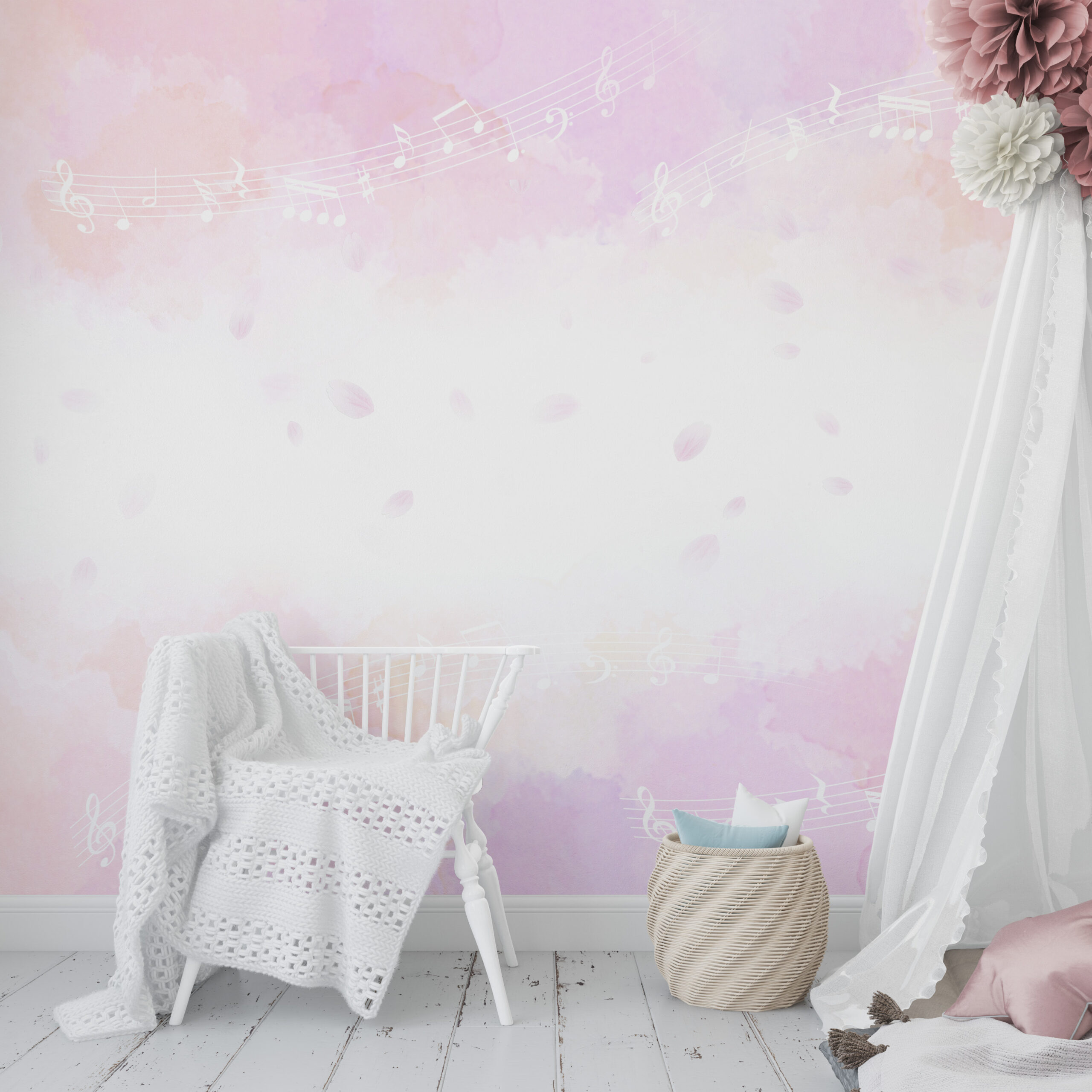 Zidni mural Pink Melody