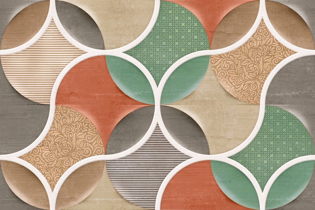Zidni zidni zid od keramičkog vitraža - Slika 3