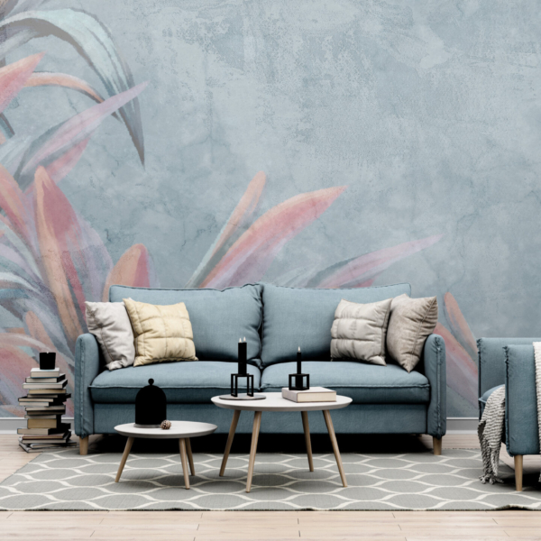 Zidni zidni zid Tropsko cvijeće