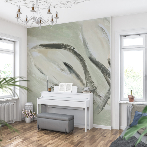 Zidni zidni zid Lišće na platnu