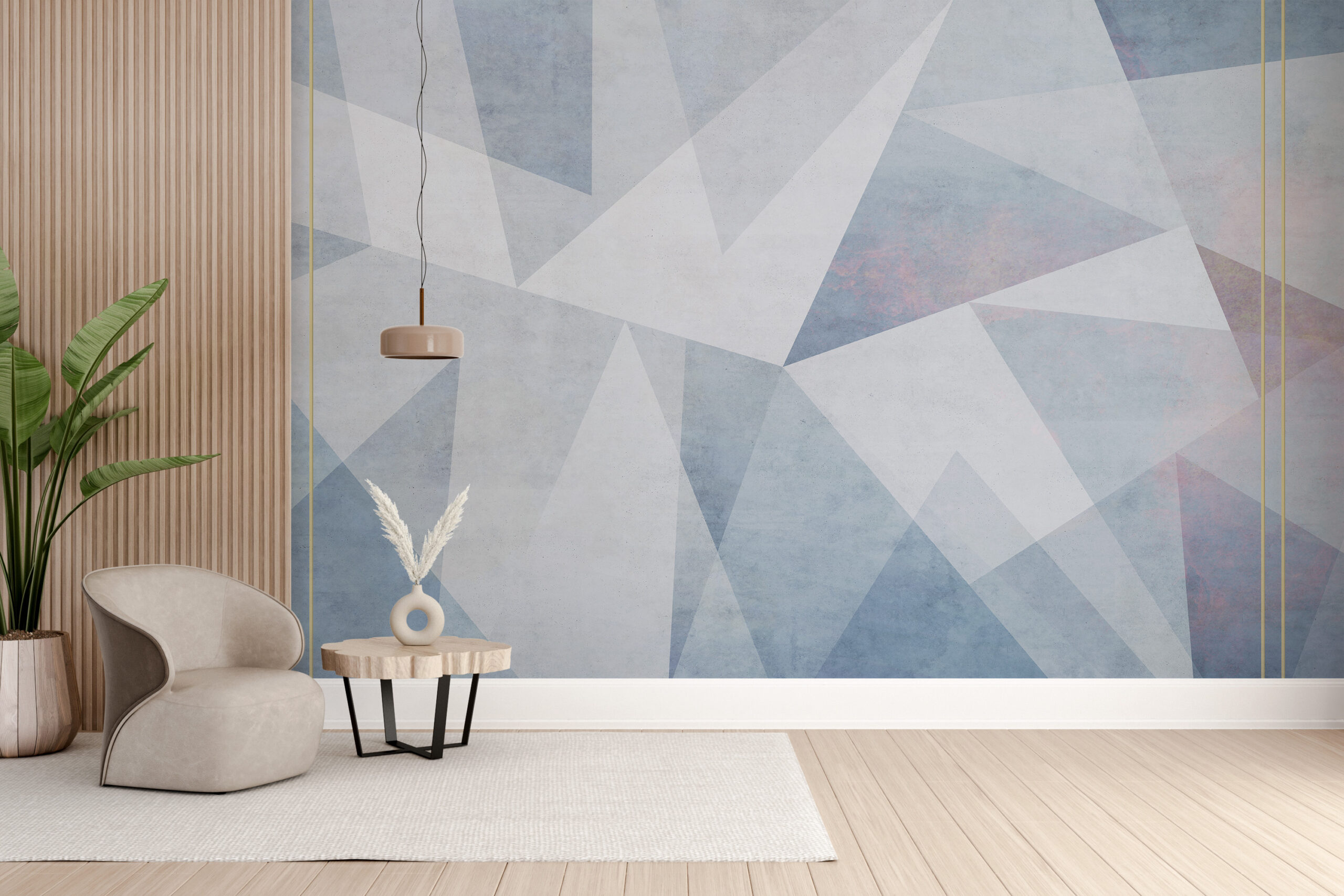 Zidni mural Pastel Geometry