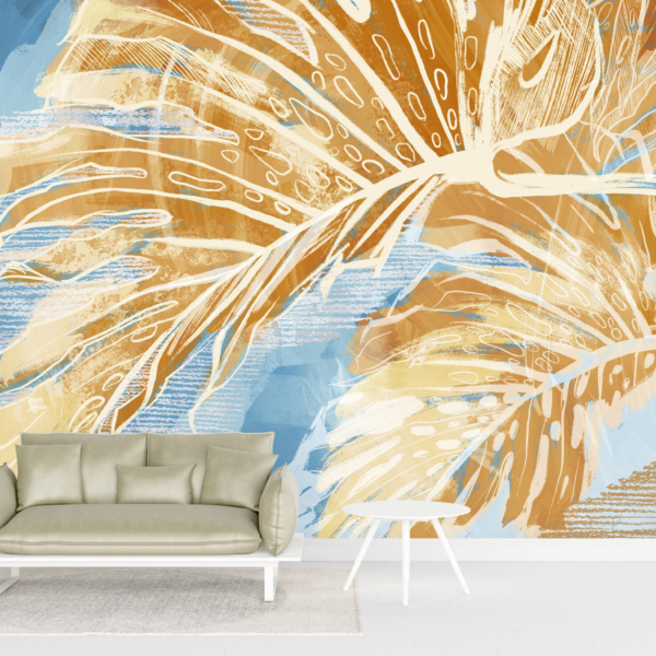 Zidni mural Zlatni list monstere