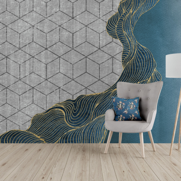 Zidna stena Geometrija i valovi