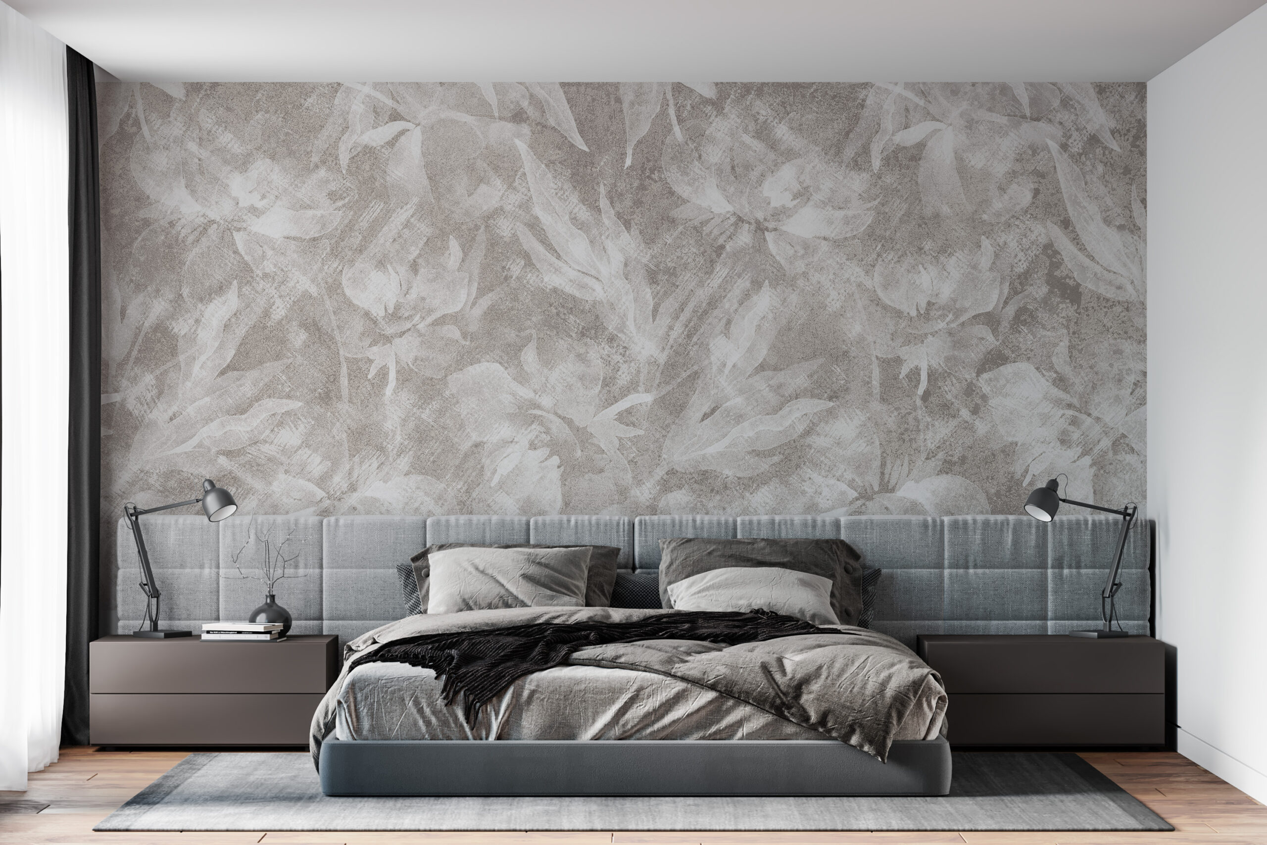 Foto pozadina Cvijeće Siva Bež